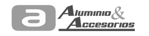 aluminio y accesorios
